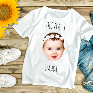 Camiseta El bebé personalizado enfrenta el nuevo regalo del