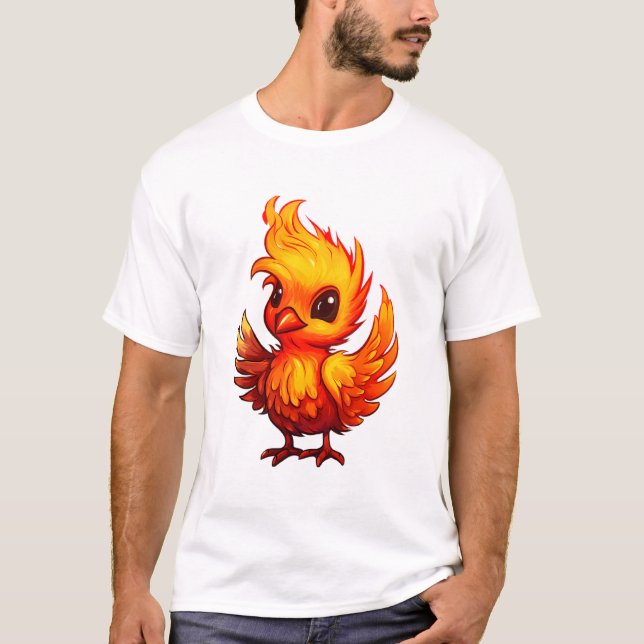 Camiseta El bebé Phoenix se levanta de las cenizas (Anverso)