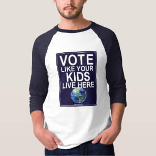 Camiseta El béisbol 3/4 voto de la manga como sus niños