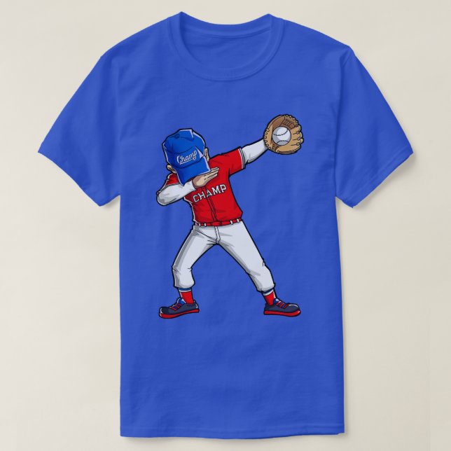 Camiseta El béisbol Dabbing Funny Dab Dance es regalo de Ch (Diseño del anverso)