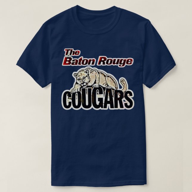 Camiseta El béisbol de los Cougars Baton Rouge (Diseño del anverso)