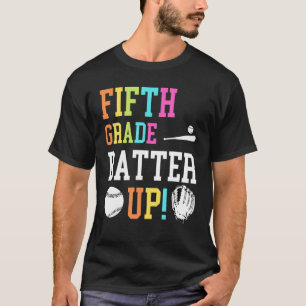 Camiseta El Béisbol de quinto grado vuelve a la escuela 5