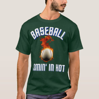 Camiseta El béisbol en caliente