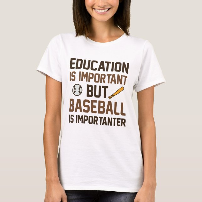 Camiseta El béisbol es importante (Anverso)