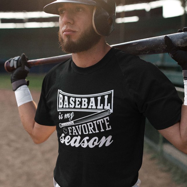 Camiseta El béisbol es mi temporada favorita (Subido por el creador)
