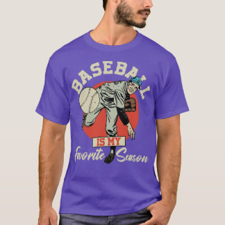 Camiseta El Béisbol Es Mi Temporada Favorita 1
