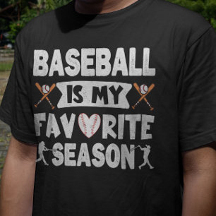 Camiseta El Béisbol Es Mi Temporada Favorita, El Famoso Béi