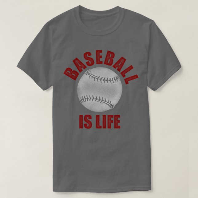 Camiseta El béisbol es vida (Diseño del anverso)
