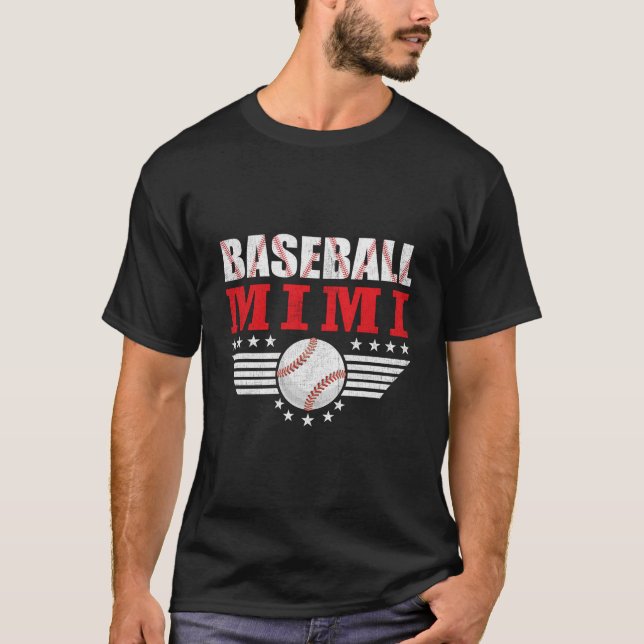Camiseta El Béisbol Femenino Mimi Funny Ball Mimi Día De La (Anverso)