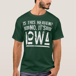 Camiseta El Béisbol Iowa Es Este Cielo No Es Iowa