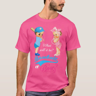 Camiseta El Béisbol O Los Sexos De Las Bocas Cuestas Revela
