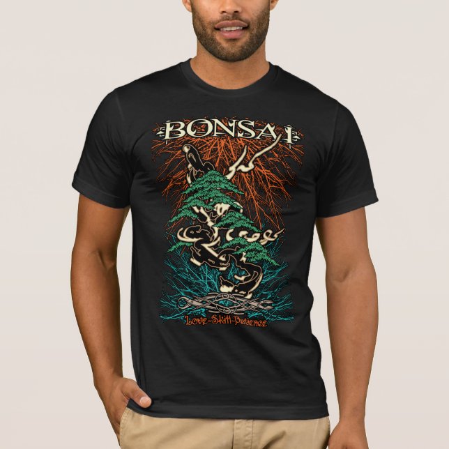 Camiseta El bello árbol bonsai del niño codicioso Bonsai (Anverso)