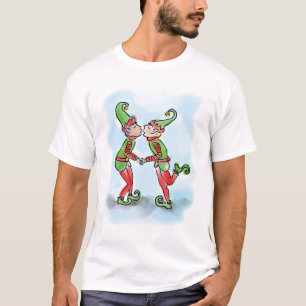 Camiseta El besarse de los duendes del día de fiesta