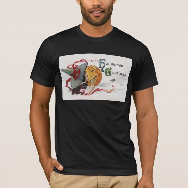 Camiseta El beso de la bruja: un Jack o Lantern en Hallowee (Anverso)
