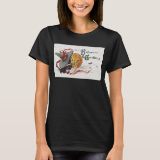 Camiseta El beso de la bruja: una calabaza de Halloween