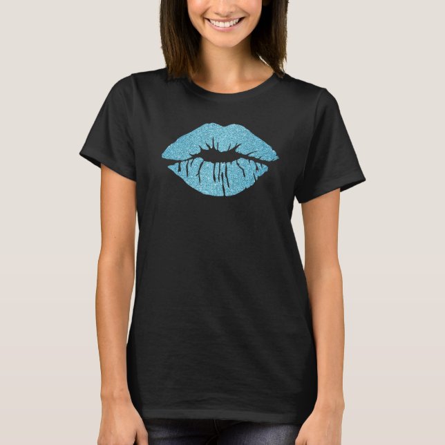 Camiseta El beso de las mujeres levanta los labios azules p (Anverso)