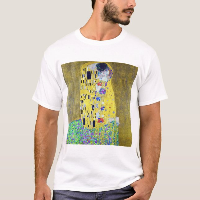 Camiseta El beso, Gustav Klimt (Anverso)