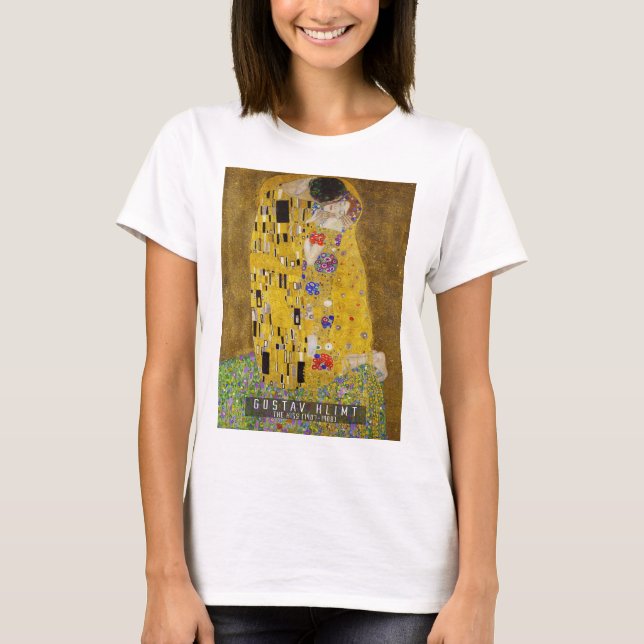 Camiseta El beso - Gustav Klimt (Anverso)