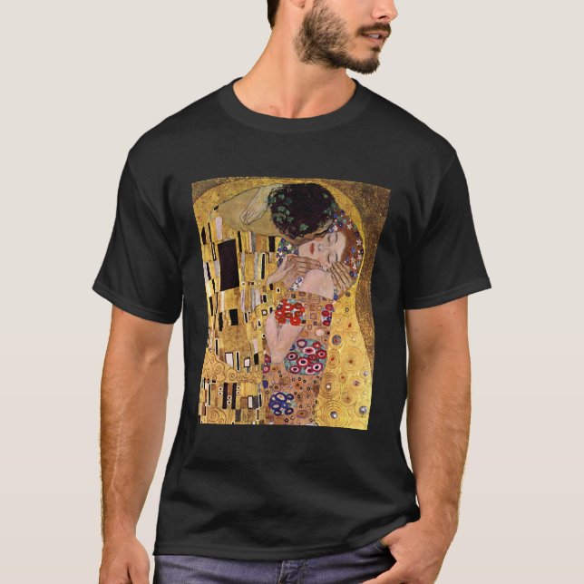 Camiseta El beso, Gustavo Klimt (Anverso)