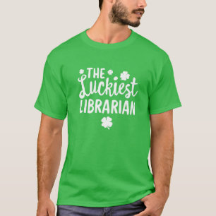 Camiseta El bibliotecario más afortunado de San Patricio