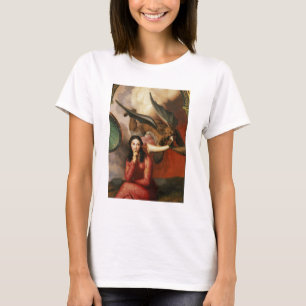 Camiseta El bien y el mal: el diablo que tienta a una mujer