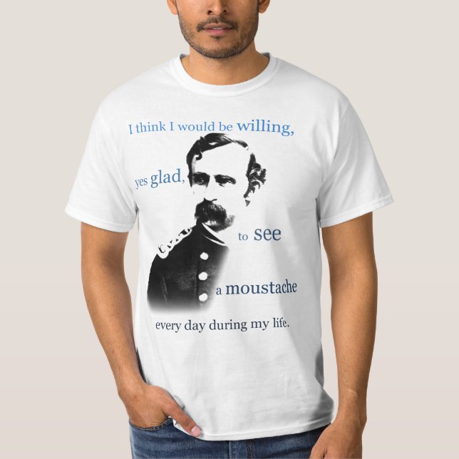 Camiseta El bigote es bueno (Anverso)