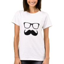 el bigote y los vidrios son divertidos