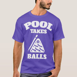 Camiseta El billar toma bolas Punny Pocket Billiards