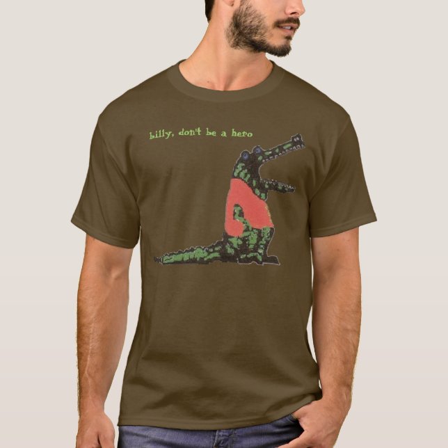 Camiseta el billy, no es un héroe (Anverso)
