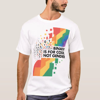 Camiseta El binario es para código, no para género.