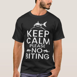 Camiseta El biólogo marino del océano tiburón mantiene la c