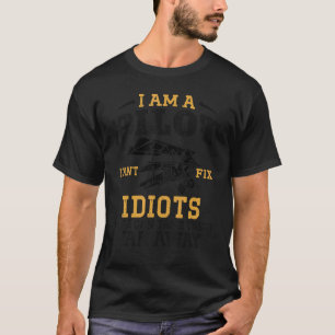 Camiseta El Biplano Vintage Del Piloto De Aviones Soy Un Pi