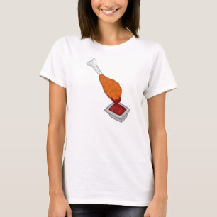 Camiseta El Bizcocho De Pollo Se Difundió En Ketchup
