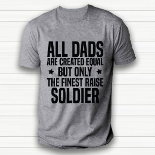 Camiseta El blanco de la gratitud del padre soldado o del m