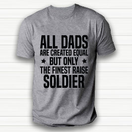 Camiseta El blanco de la gratitud del padre soldado o del m
