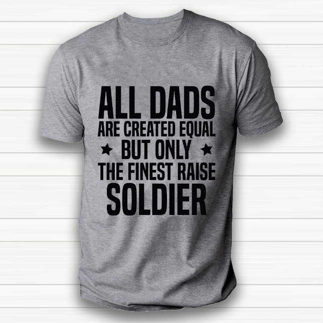 Camiseta El blanco de la gratitud del padre soldado o del m (Funny Soldier Dad or Husband Appreciation White T-Shirt)