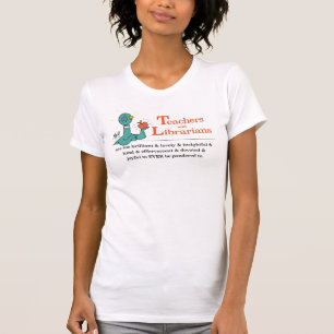 Camiseta El blanco de las mazmorras y las bibliotecarias