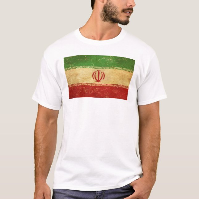 Camiseta El blanco de los hombres de diseño de cosecha de l