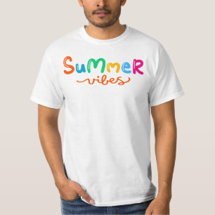 Camiseta El blanco de los hombres de las vibraciones de ver