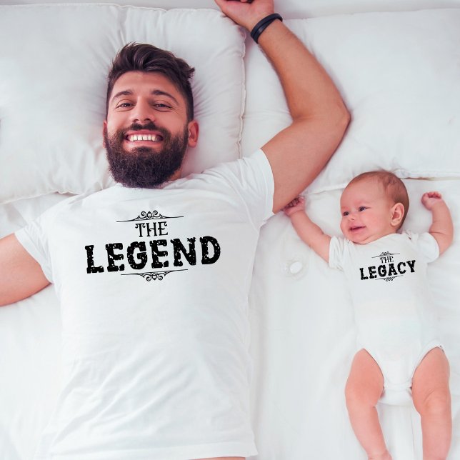 Camiseta El blanco del Día del Padre de la Leyenda (Subido por el creador)
