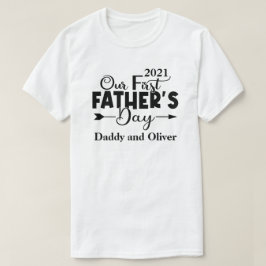 Camiseta El blanco del primer día del padre