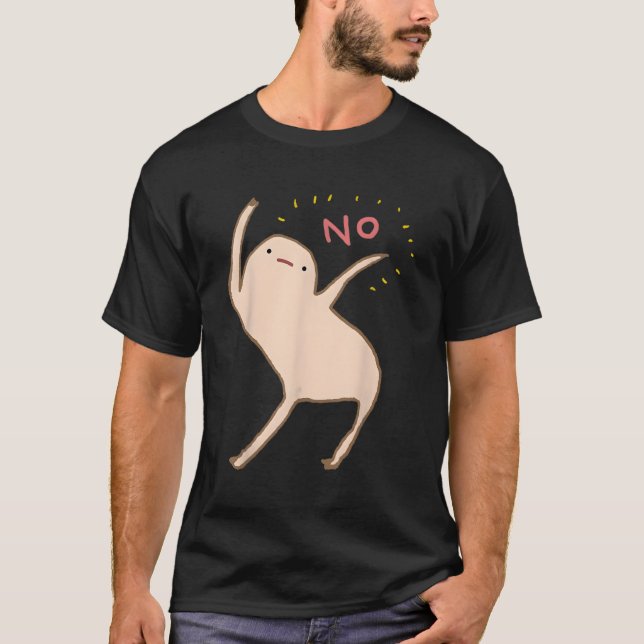 Camiseta El blanco honesto dice que no (Anverso)