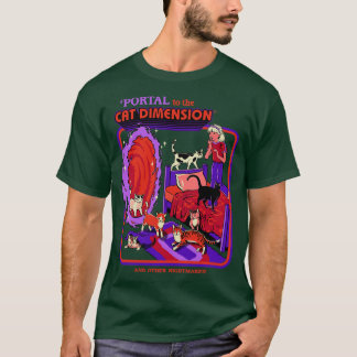Camiseta El bloqueo de la dimensión del gato