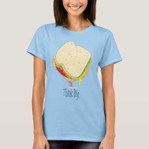Camiseta El bocadillo de Charles Antlas™_Baloney piensa #