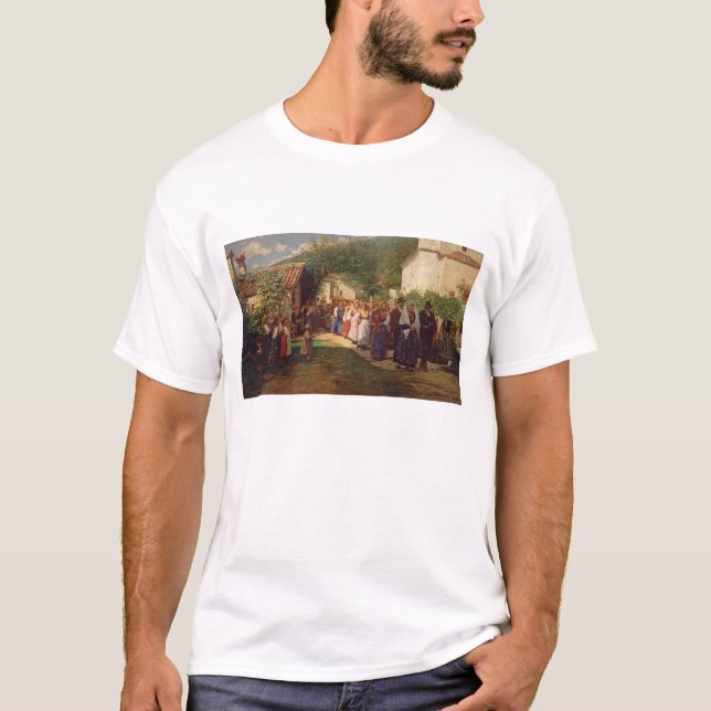 Camiseta El Boda dorado (aceite sobre lienzo) (Anverso)