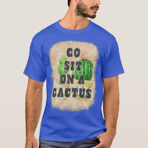 Camiseta El Boho Bohemiano Suculta A Cacti Diciendo Sentars