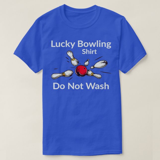 Camiseta El boliche afortunado no lava (Diseño del anverso)