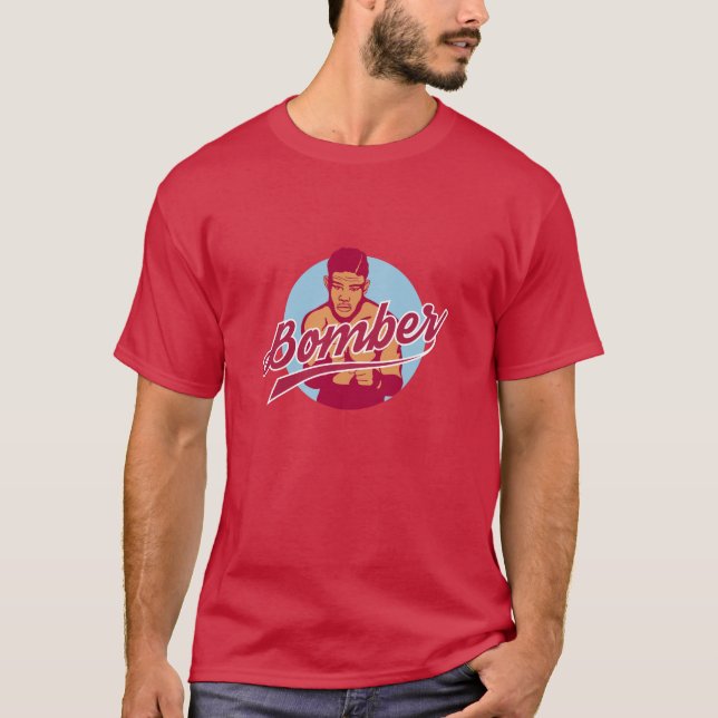 Camiseta El bombardero marrón (Anverso)