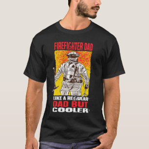 Camiseta El Bombero A Papá Le Gusta Un Papá Corriente Pero