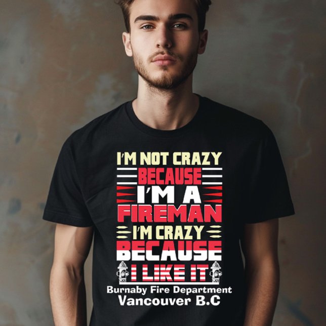 Camiseta El bombero apasionado por su trabajo (Subido por el creador)